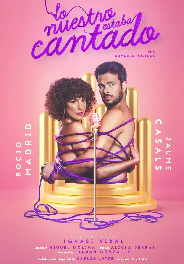 Cartel de Lo nuestro estaba cantado