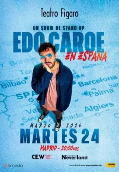 Cartel de Edo Caroe No Tiene Show