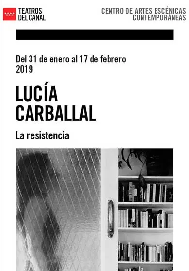 Cartel de Lucía Carballal: La resistencia