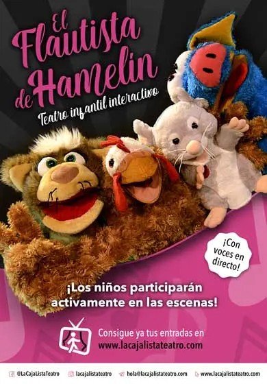 Cartel de El Flautista de Hamelín