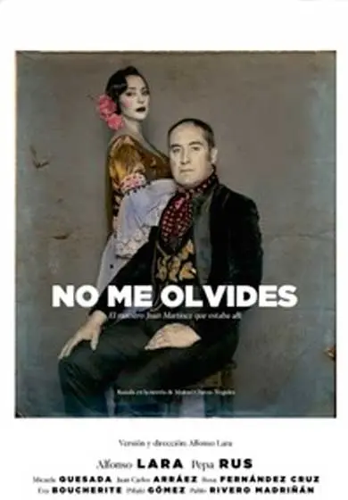 Cartel de No me olvides