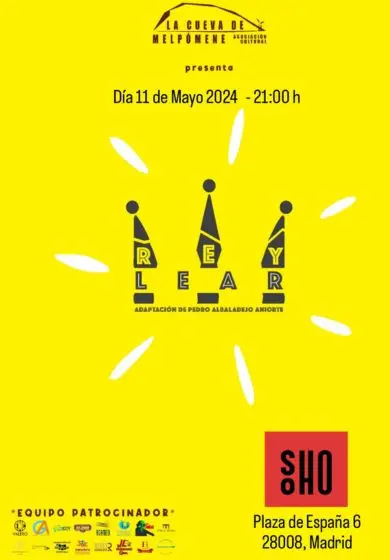 Cartel de Pedro Albaladejo: Rey Lear