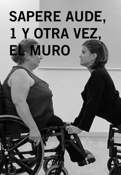 Cartel de Sapere aude, 1 y otra vez, El muro