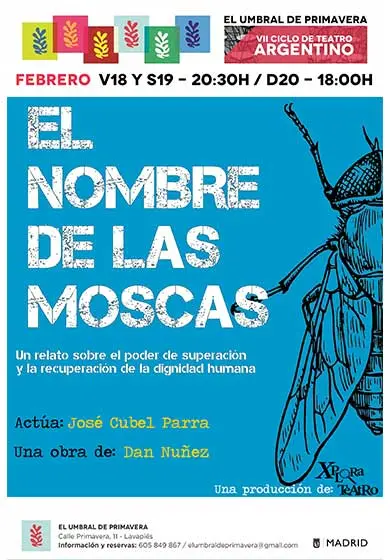 Cartel de El nombre de las moscas