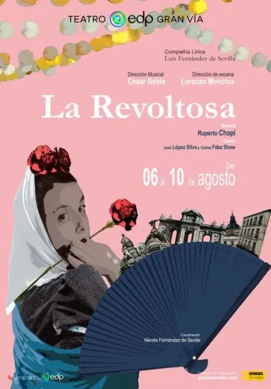 Cartel de Zarzuela - La revoltosa