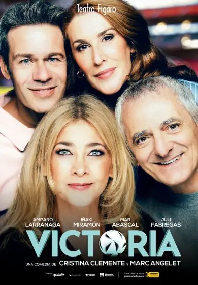 Cartel de Amparo Larrañaga: Victoria