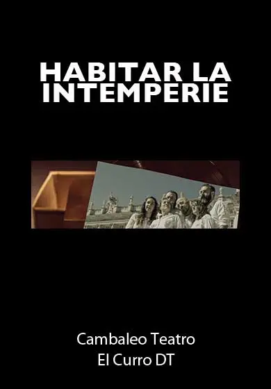 Cartel de Habitar la intemperie