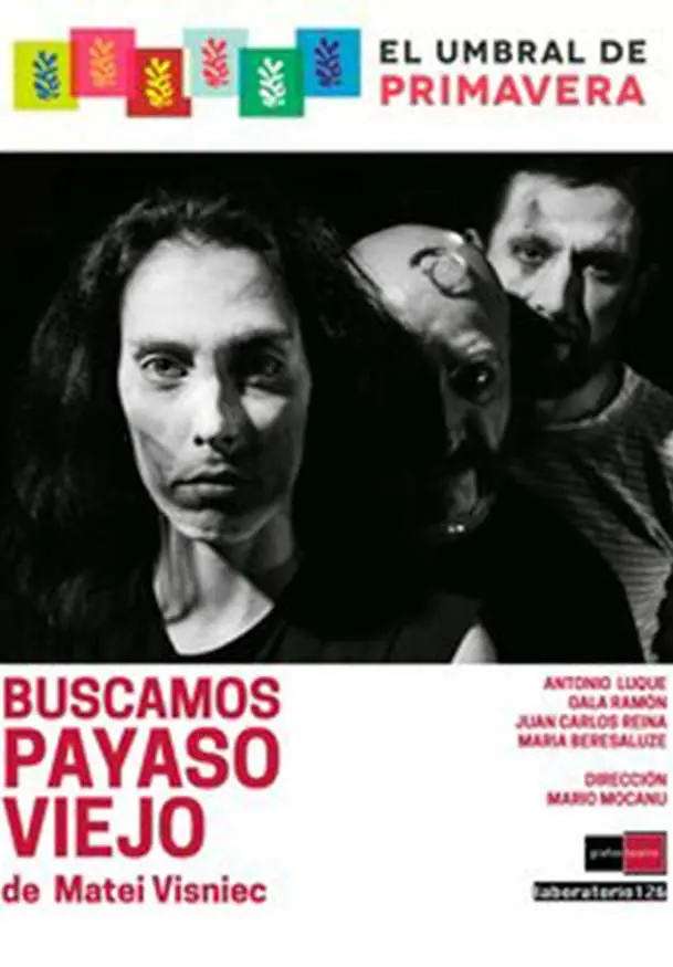 Cartel de Buscamos payaso viejo