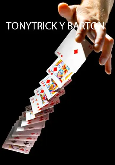 Cartel de Tonytrick y Barton. Magia por dios
