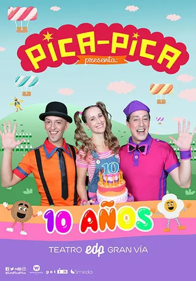 Cartel de 10 años de Pica Pica
