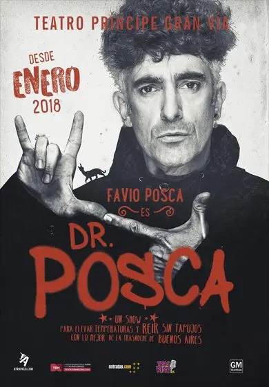 Cartel de Favio Posca es Dr. Posca