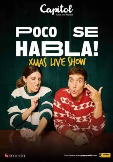 Cartel de Poco se habla - Xmas Live Show