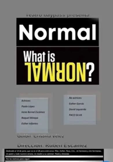 Cartel de Normal