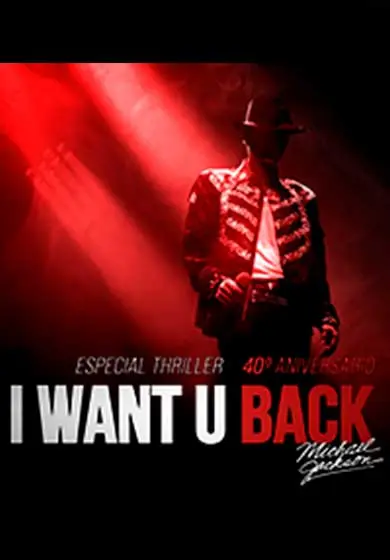 Cartel de I Want U Back: homenaje a Michael Jackson