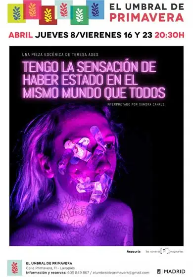 Cartel de Tengo la sensación de haber estado en el mismo mundo que todos