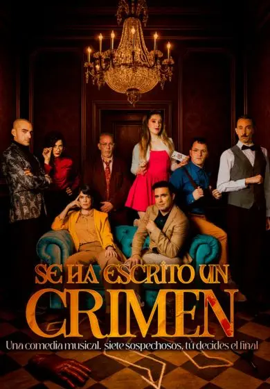 Cartel de Se ha escrito un crimen, el musical