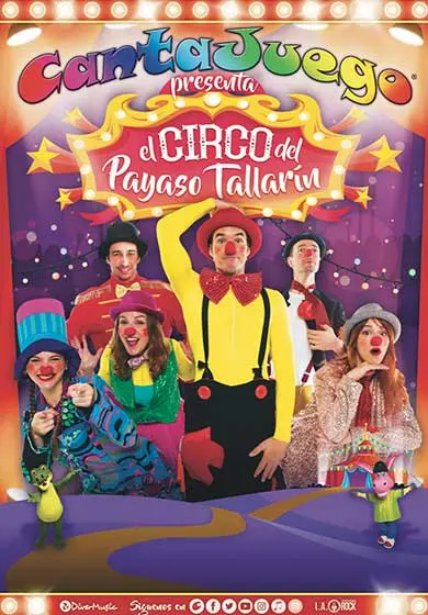 Cartel de Cantajuego: El circo el payaso Tallarín