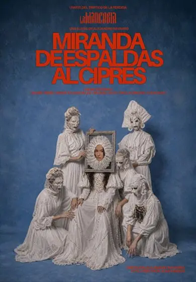 Cartel de Miranda de Espaldas al Ciprés