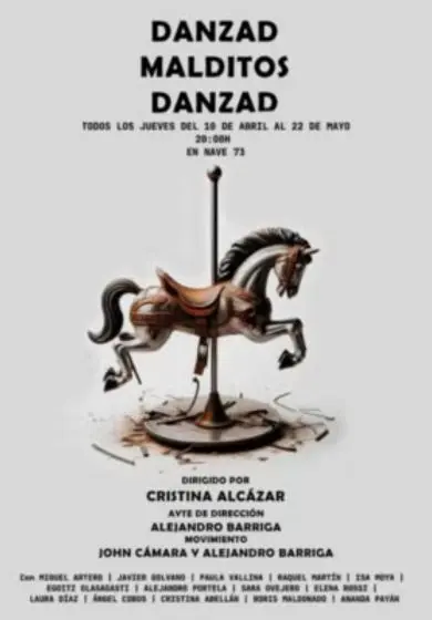 Cartel de Danzad, malditos, danzad
