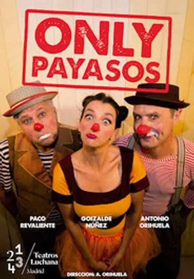 Cartel de Only payasos