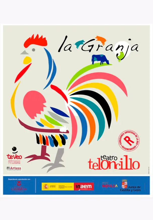 Cartel de La granja