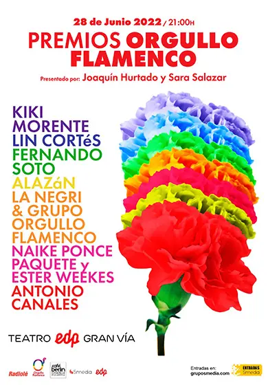 Cartel de Premios orgullo flamenco