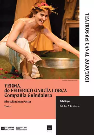 Cartel de Yerma - COMPAÑÍA GUINDALERA