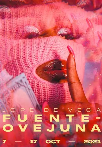 Cartel de José Gabriel López Antuñano: Fuenteovejuna. El coraje de las mujeres