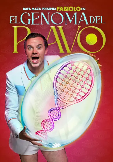 Cartel de El genoma del pavo - Rafa Maza