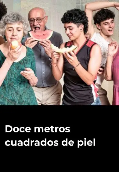 Cartel de Doce metros cuadrados de piel