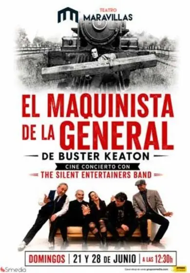 Cartel de Cine-concierto - El Maquinista de la General