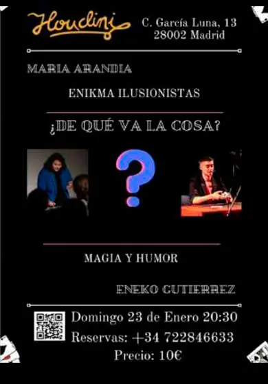 Cartel de ¿De qué va la cosa?