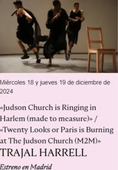 Cartel de Judson Church is Ringing in Harlem (made to measure) / Twenty Looks or Paris is Burning at The Judson Church (M2M)»