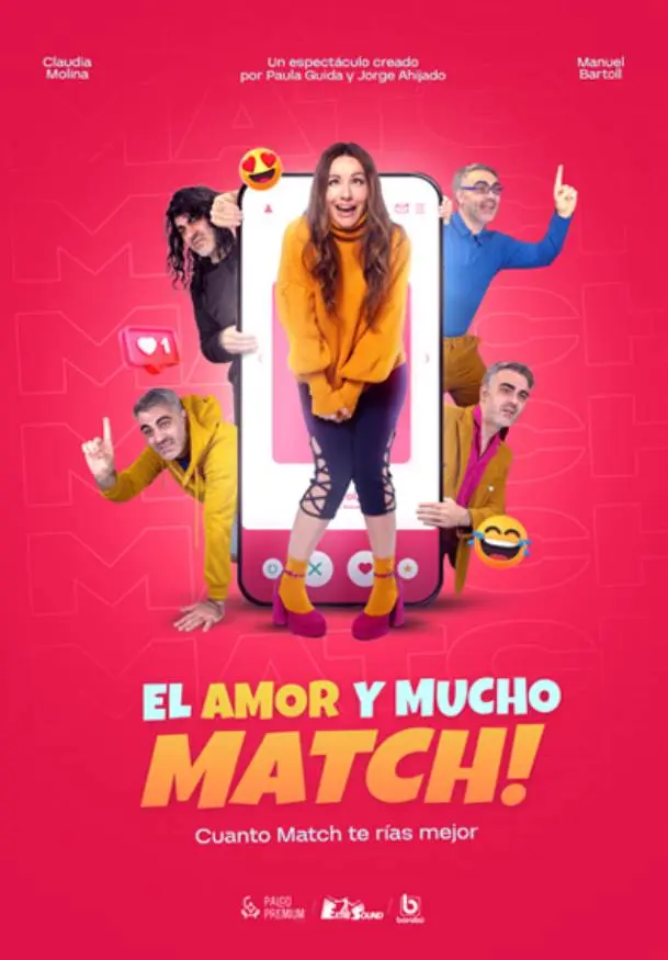 Cartel de El amor y mucho match