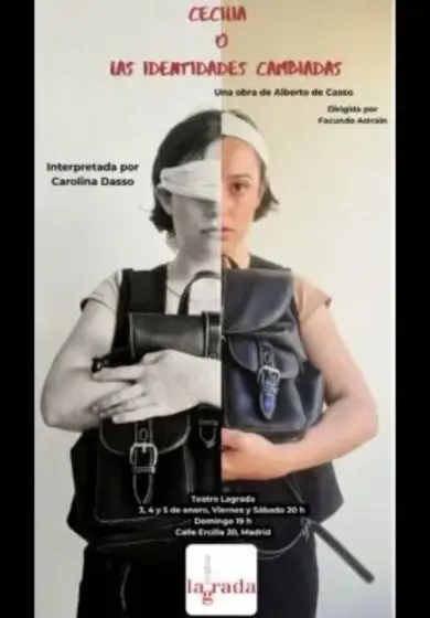 Cartel de Cecilia o las identidades cambiadas