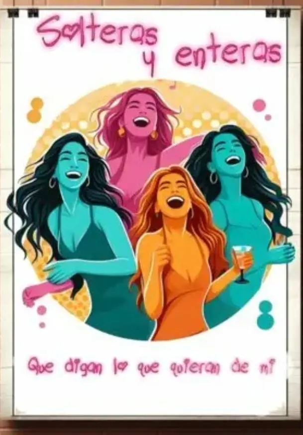 Cartel de Solteras y enteras