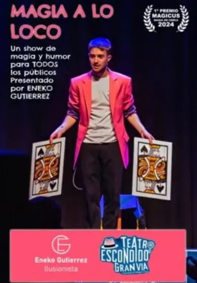 Cartel de Magia a lo loco - Eneko Gutierrez