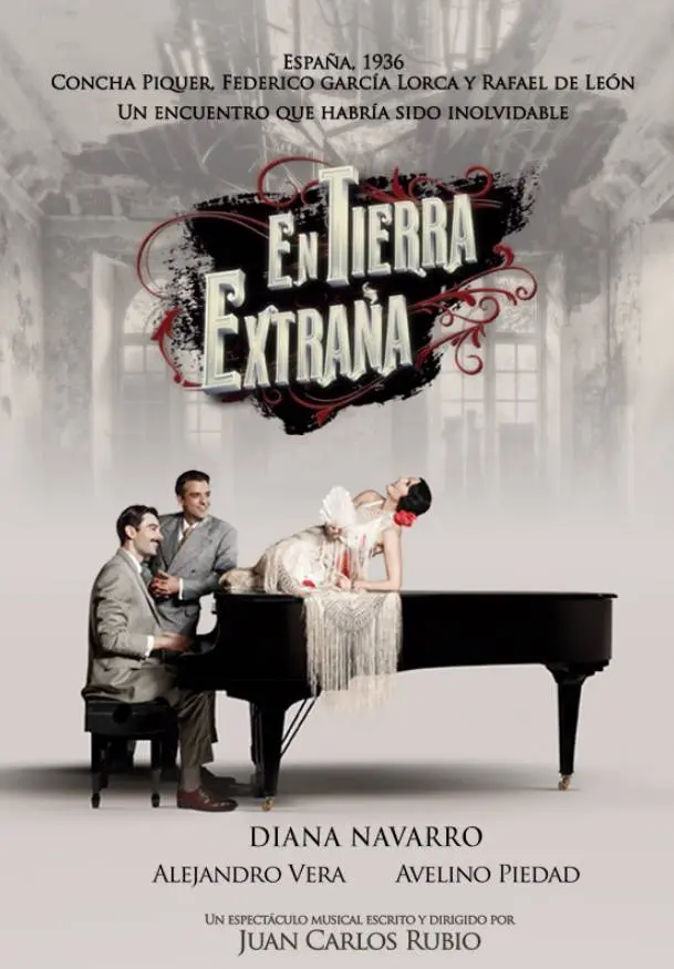 Cartel de En tierra extraña. El musical