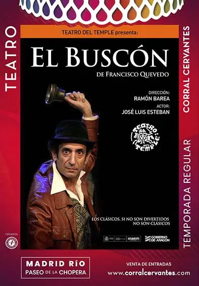 Cartel de Teatro del Temple: El Buscón