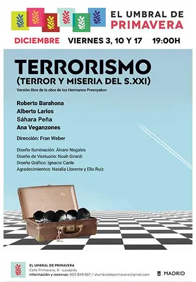 Cartel de Terrorismo (Terror y Miseria del S.XXI)