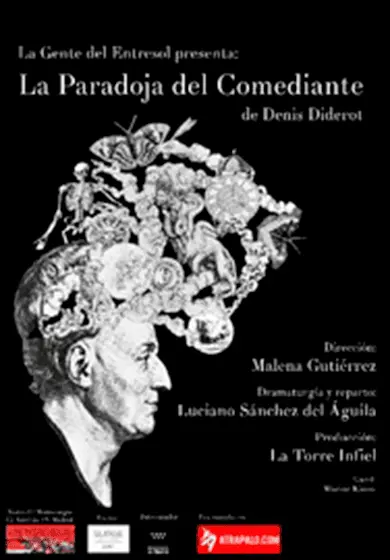 Cartel de La paradoja del comediante