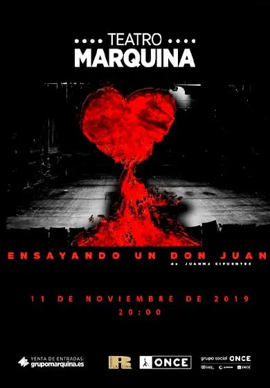 Cartel de Ensayando un don Juan