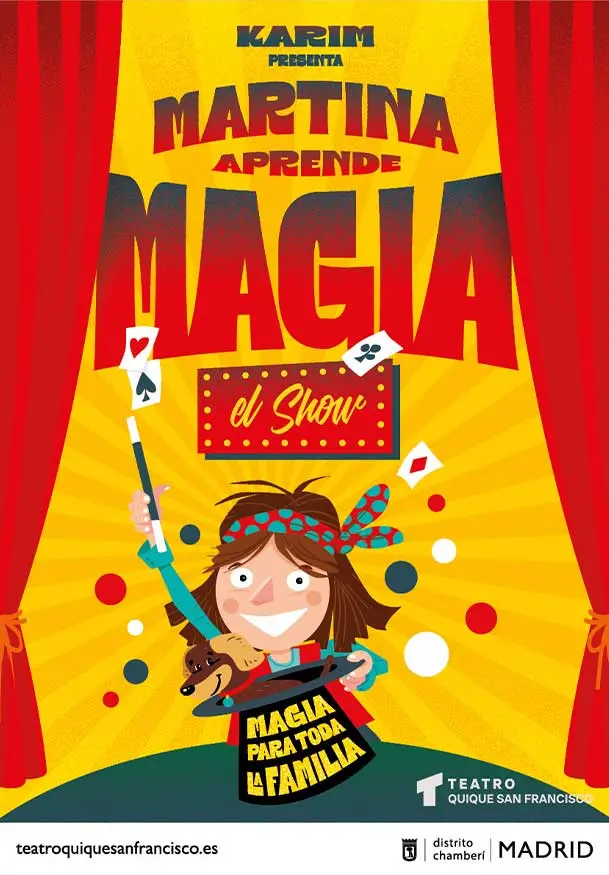 Cartel de Martina aprende magia