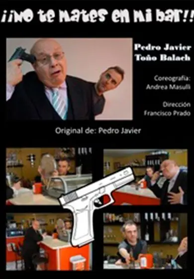 Cartel de No te mates en mi bar