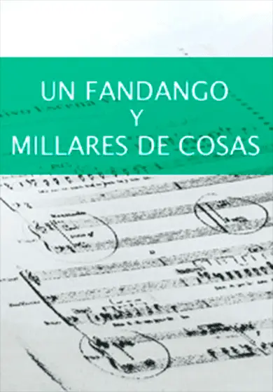 Cartel de Notas del ambigú: Un fandango y millares de cosas