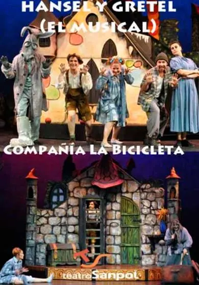 Cartel de Hansel y Gretel (el musical)