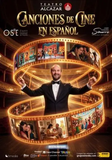 Cartel de Canciones de cine en español