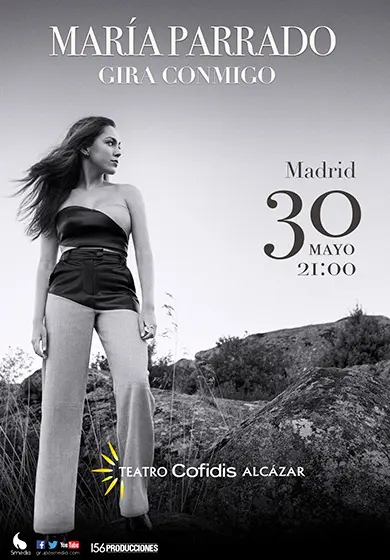 Cartel de María Parrado: Conmigo