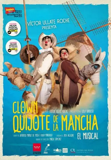 Cartel de Víctor Ullate presenta: Clown Quijote de la Mancha