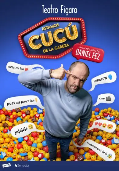 Cartel de Estamos cucú de la cabeza - Daniel Fez